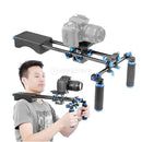 Camera Shoulder Support Mount Slider Movie Portable Stabilizer Steady Red