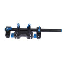 Professional Portable Camera Camcorder Mount Slider Handgrip for Movie Filming Blue