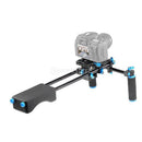 Professional Portable Camera Camcorder Mount Slider Handgrip for Movie Filming Blue