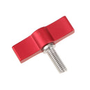 2 Wings Knob Male M6x17mm Thumb Screw For Camera Rod Clamp Rosette Handle Red