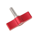 2 Wings Knob Male M6x17mm Thumb Screw For Camera Rod Clamp Rosette Handle Red