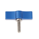 DSLR Camera Adjustable Hand Tightening Screws Aluminum Alloy Handle M5 Screw Blue