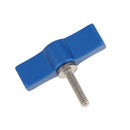 DSLR Camera Adjustable Hand Tightening Screws Aluminum Alloy Handle M4 Screw Blue