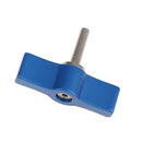 DSLR Camera Adjustable Hand Tightening Screws Aluminum Alloy Handle M4 Screw Blue
