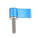 DSLR Camera Adjustable Hand Tightening Screws Aluminum Alloy Handle M5 Screw Blue