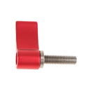 DSLR Camera Adjustable Hand Tightening Screws Aluminum Alloy Handle M5 Screw Red