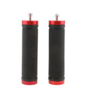 15mm Rod Rail Handle Grip For Rig DSLR Camera Follow Focus 5D2 5D3 Mark Red