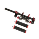 15mm Rod Rail Handle Grip For Rig DSLR Camera Follow Focus 5D2 5D3 Mark Red