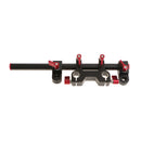 15mm Rod Rail Handle Grip For Rig DSLR Camera Follow Focus 5D2 5D3 Mark Red