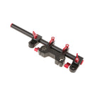 15mm Rod Rail Handle Grip For Rig DSLR Camera Follow Focus 5D2 5D3 Mark Red