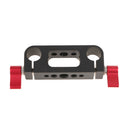 1/4'' 3/8'' Thread Rod Clamp Rail Block for 15mm Rod DSLR Rig Rail System Red