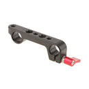 Dual 15mm Rod Clamp Mount for Camera System Shoulder Rig Support 1/4" Red
