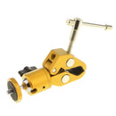 Camera Clamp Mount with Ball Mount 1/4" Tripod Adapter for Led Video Light Gold