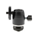 1/4" DSLR Camera Tripod Ballhead/Tripod Ball Head Bracket Holder Mount Black