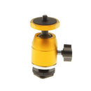 1/4'' DSLR Camera Tripod Ballhead/Tripod Ball Head Bracket Holder Mount Gold