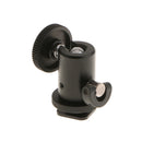 360Â° Swivel Mini Ball Head Hot Shoe Adapter Mount for Canon DSLR Camera Camcorder