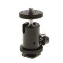 360Â° Swivel Mini Ball Head Hot Shoe Adapter Mount for Canon DSLR Camera Camcorder