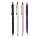 Black Universal Metal Capacitive Touch Screen Stylus Thin Pen for Phone Tablets