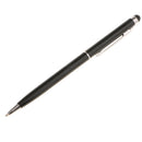 Black Universal Metal Capacitive Touch Screen Stylus Thin Pen for Phone Tablets