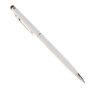 White Universal Metal Capacitive Touch Screen Stylus Thin Pen for Phone Tablets