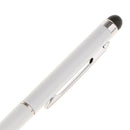 White Universal Metal Capacitive Touch Screen Stylus Thin Pen for Phone Tablets