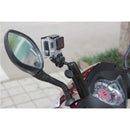 Aluminum Mirror Stand Holder W/ 360 Degree Ball Head for Gopro Action Camera