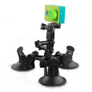 Low Angle Suction Cup Mount + Screws + Connector Adapter For GoPro Hero 5 4