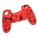 Anti-slip Silicone Cover Case Protection Sleeve for Sony PS4 Gamepad Grip Red