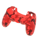 Anti-slip Silicone Cover Case Protection Sleeve for Sony PS4 Gamepad Grip Red
