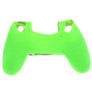 Anti-slip Silicone Cover Case Protection Sleeve for Sony PS4 Gamepad Grip Green