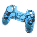 Anti-slip Silicone Cover Case Protection Sleeve for Sony PS4 Gamepad Grip Blue