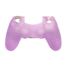 Anti-slip Silicone Cover Case Protection Sleeve for Sony PS4 Gamepad Grip Purple