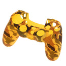 Rubber Case Skin Grip Cover Housing Shell for Sony PS4 Controller Gamepad Yellow