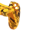 Rubber Case Skin Grip Cover Housing Shell for Sony PS4 Controller Gamepad Yellow