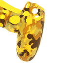 Camouflage Silicone Rubber Cover Case Skin Protector for Sony PS4 Controller Yellow