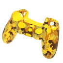 Camouflage Silicone Rubber Cover Case Skin Protector for Sony PS4 Controller Yellow
