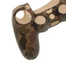Camo Case Protector Sleeve Skin Cover for Sony PlayStation PS4 Controller Grey-Black