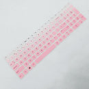 High invisible Keyboard Protector Skin Cover For HP 15.6 inch BF Laptop PC Clear Pink