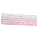 High invisible Keyboard Protector Skin Cover For HP 15.6 inch BF Laptop PC Clear Pink
