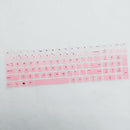High invisible Keyboard Protector Skin Cover For HP 15.6 inch BF Laptop PC Clear Pink