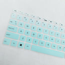 Silicone Desktop Keyboard Skin Cover For HP 15.6 Inch BF Laptop Clear Green