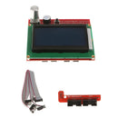 12864 Display LCD Screen 3D Printer Controller Pane+Adapter For RAMPS 1.4