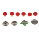 16in1 Aluminum Thumbsticks Buttons W/Case for Xbox One Elite Wireless Controller Red