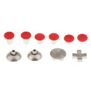 16in1 Aluminum Thumbsticks Buttons W/Case for Xbox One Elite Wireless Controller Red
