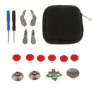 16in1 Aluminum Thumbsticks Buttons W/Case for Xbox One Elite Wireless Controller Red