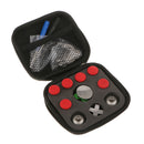 16in1 Aluminum Thumbsticks Buttons W/Case for Xbox One Elite Wireless Controller Red