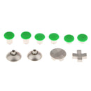 16in1 Aluminum Thumbsticks Buttons W/Case for Xbox One Elite Wireless Controller Green