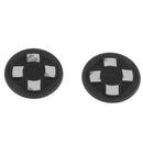 2pcs Flat Circle Directional D-pad Button Cap Cover for Xbox One Controller Black