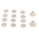 14 in 1 Thumbstick Thumb Stick Replacement for PS4 XBOX One Controller-White