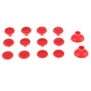 14 in 1 Thumbstick Thumb Stick Replacement for PS4 XBOX One Controller-Red